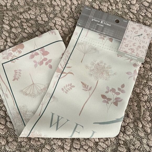 NWT WELCOME FLAG. Garden size. Birds - Picture 1 of 3